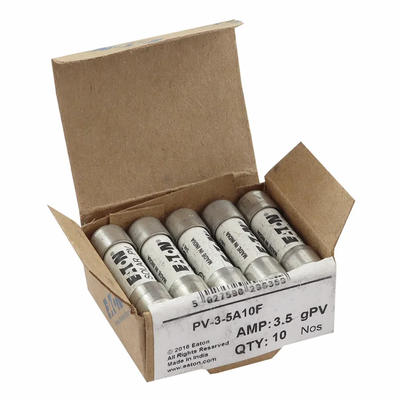 1000V 10*38mm PV-3-5A10F Bussmann Fuse For Solar Photovoltaic Fuses Current Rating 3.5A Fuse