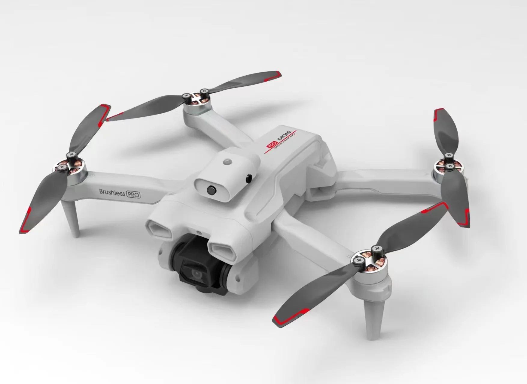 Drone HD Dual Camera Obstacle Avoidance Light Stream Wifi FPV Diode Night Light RC Airplane Brushless Motor Quadcopter