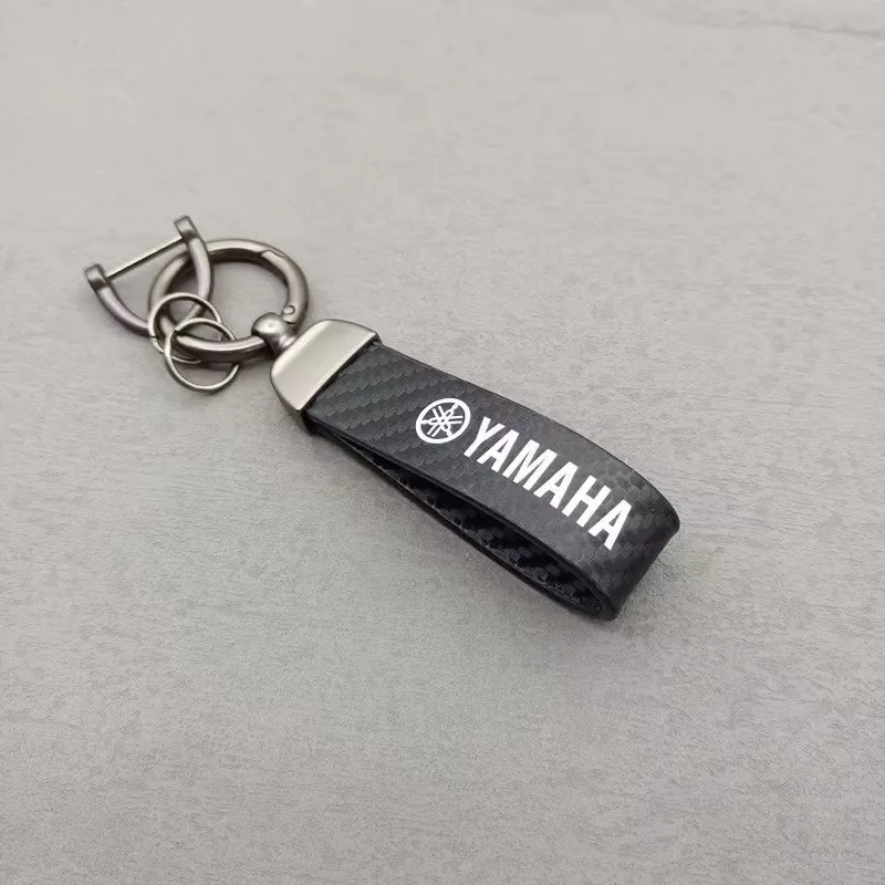 Audi BMW custom Laser logo leather keychains for cars carbon fiber Universal keychain for Promotion Gift Car Logo Keychain