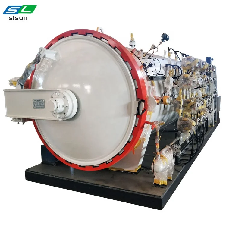 Quality Assurance customized PLC Control ASME Industrial composite carbon fiber Autoclave