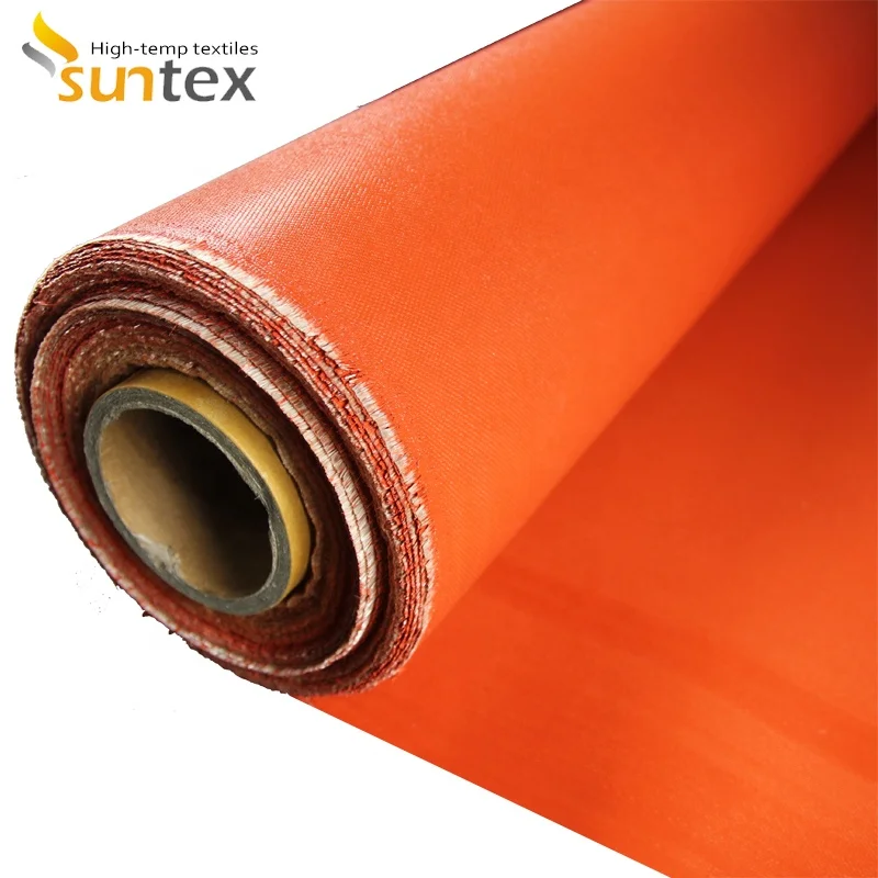 High Temperature Silicon Fiberglass Fabric Industrial Welding Blanket Roll