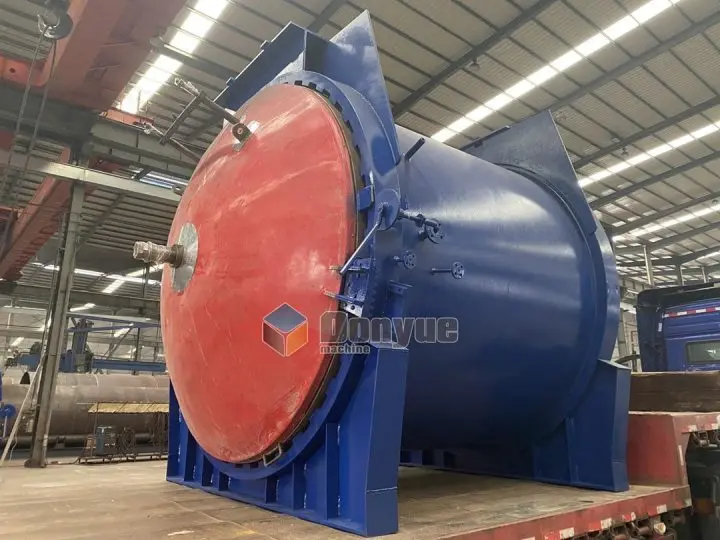 Single Pressure Autoclave Door Insulation Moisture Protection Safety Gear Components Cement Brick Raw Brick Making Machinery