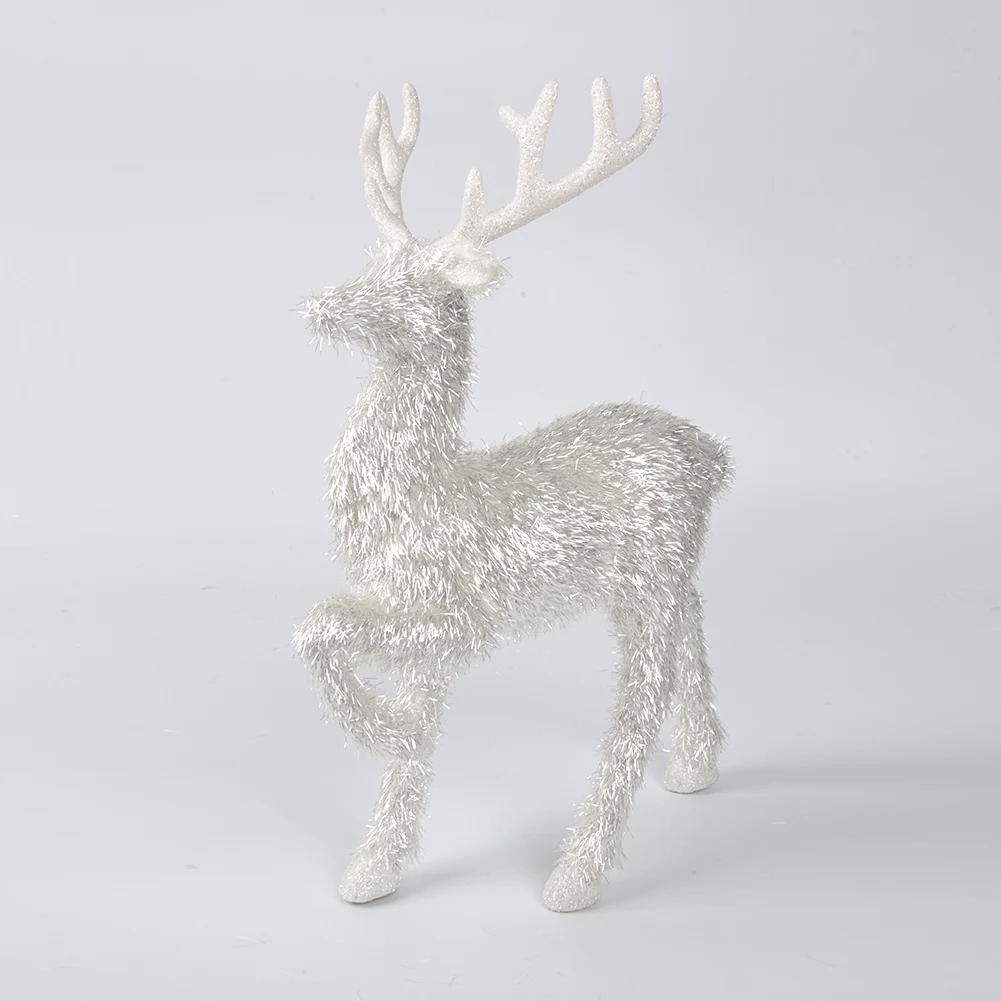 Hot selling small christmas reindeer ornaments for christmas tree and home decoration