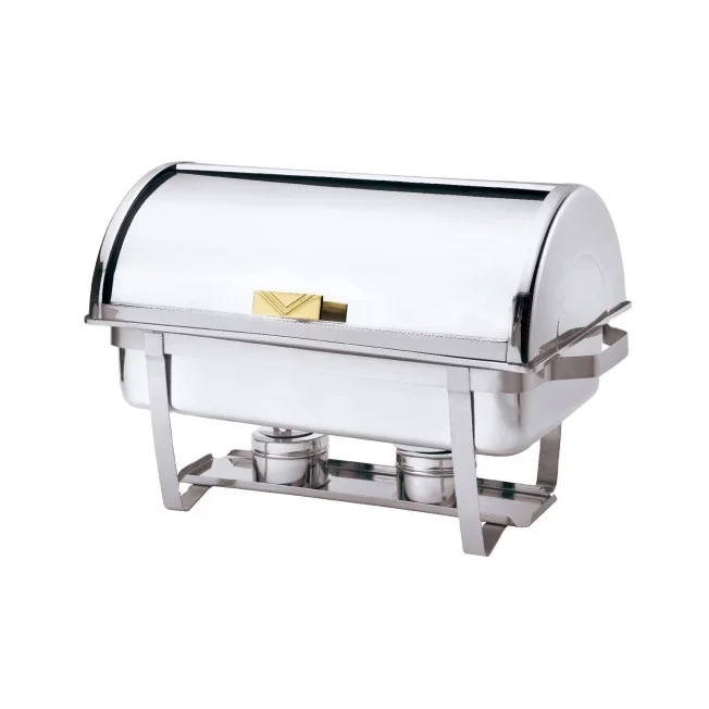 9L Chafer Hot Food Display Warmers Mirror Cover Polish Box Frame Surface Packing Stackable Color Holders Origin Shape Gua Size