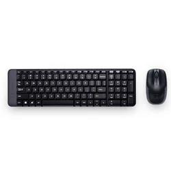 Logitech Mk220 2.4ghz Super Slim Wireless Keyboard And Mouse Combo For Office Desktop Gift Set