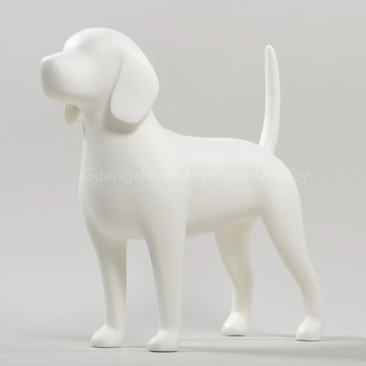 meyshow fiberglass small dog mannequins animal display for shop display