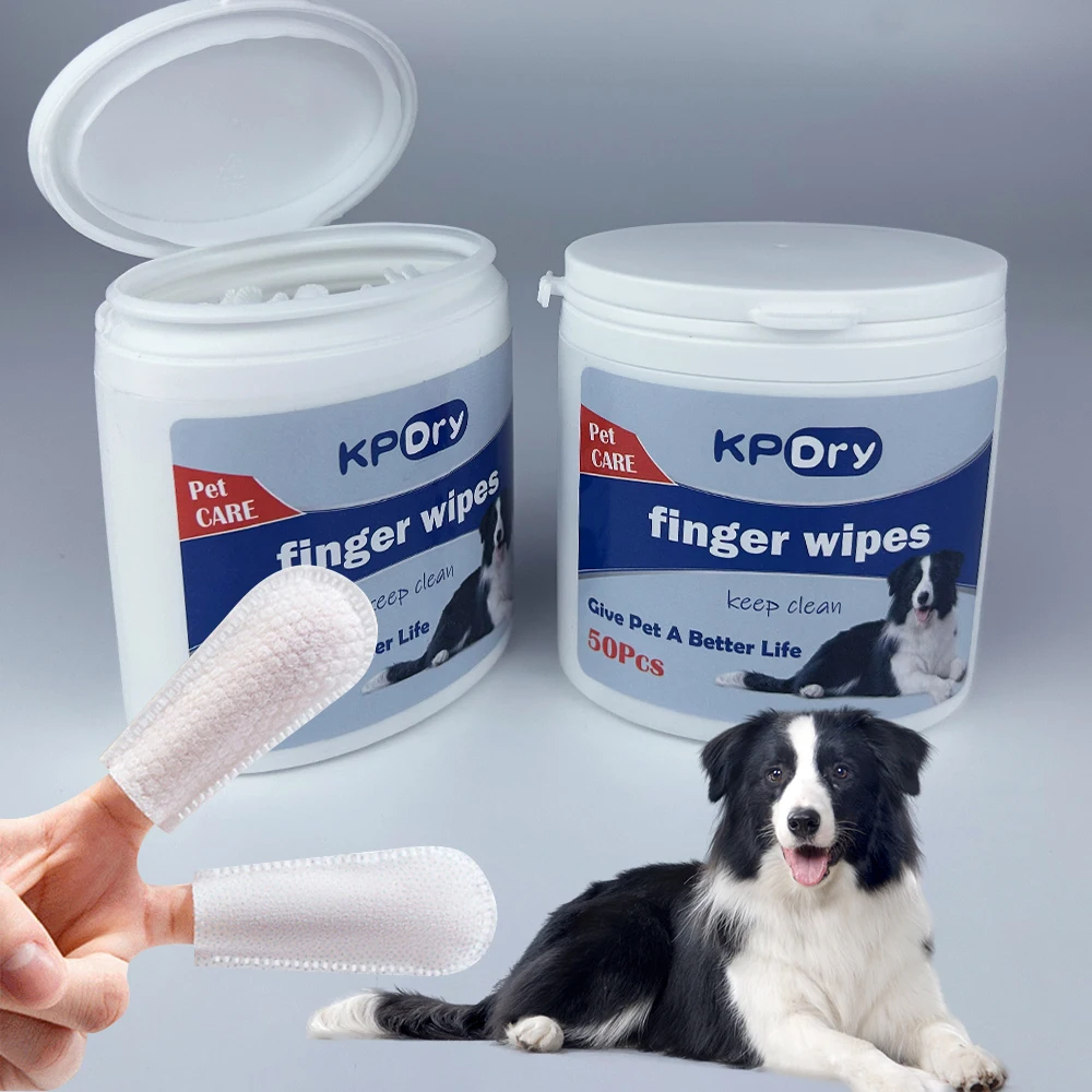 Disposable Pet Wipes Dogs Cats Health Care Finger Wipes