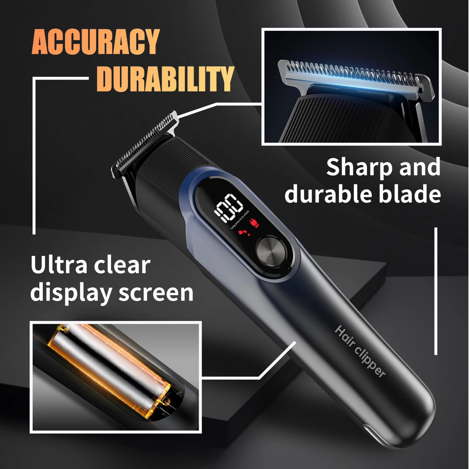 5 in 1 Grooming Kit Cordless Hair Trimmer Men Shaver Razor Professional Electric Finish Cutting Machine Nose hair Trimmer