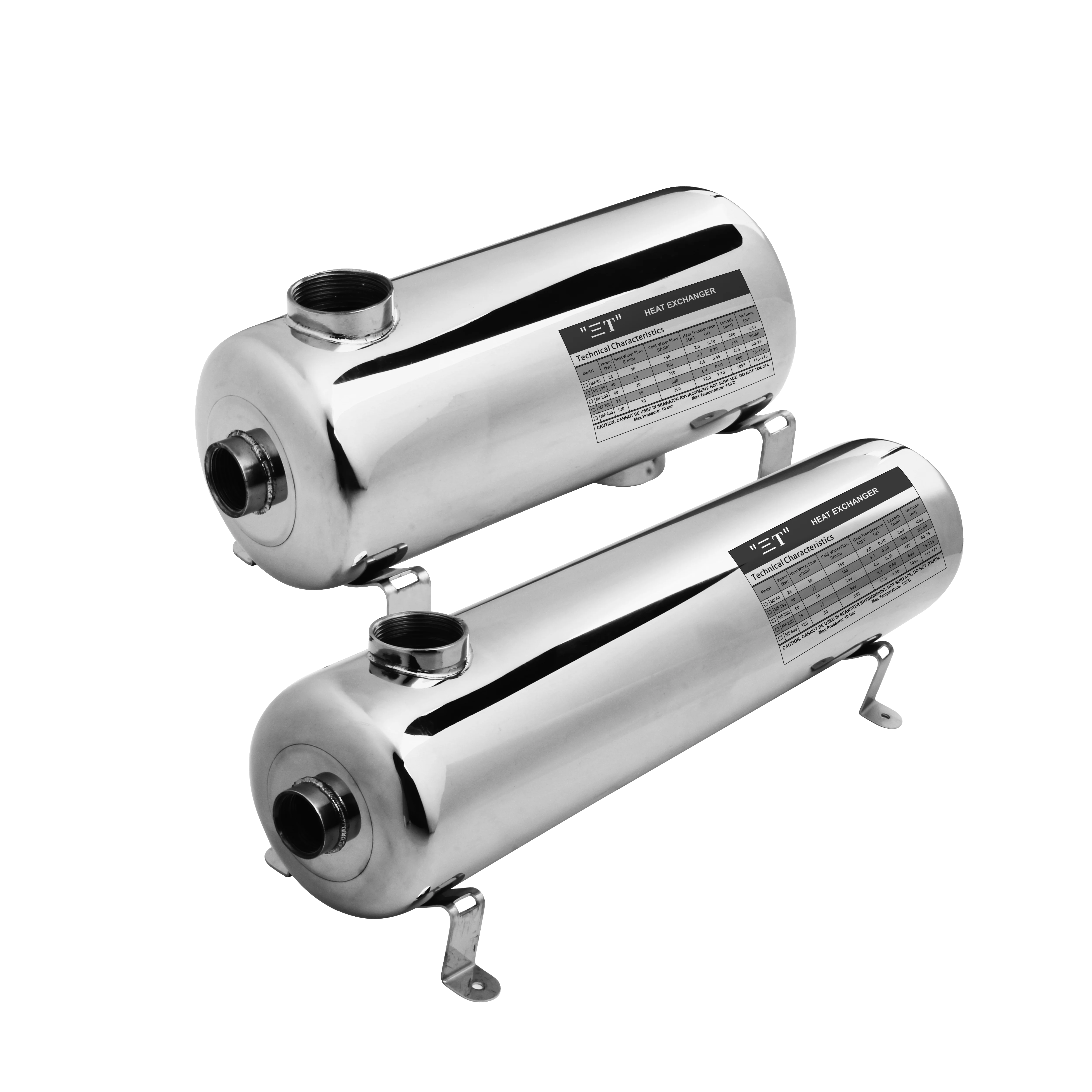 Factory High Quality Stainless Steel 304 Heat Exchanger Pool Heater For Swimming Pool