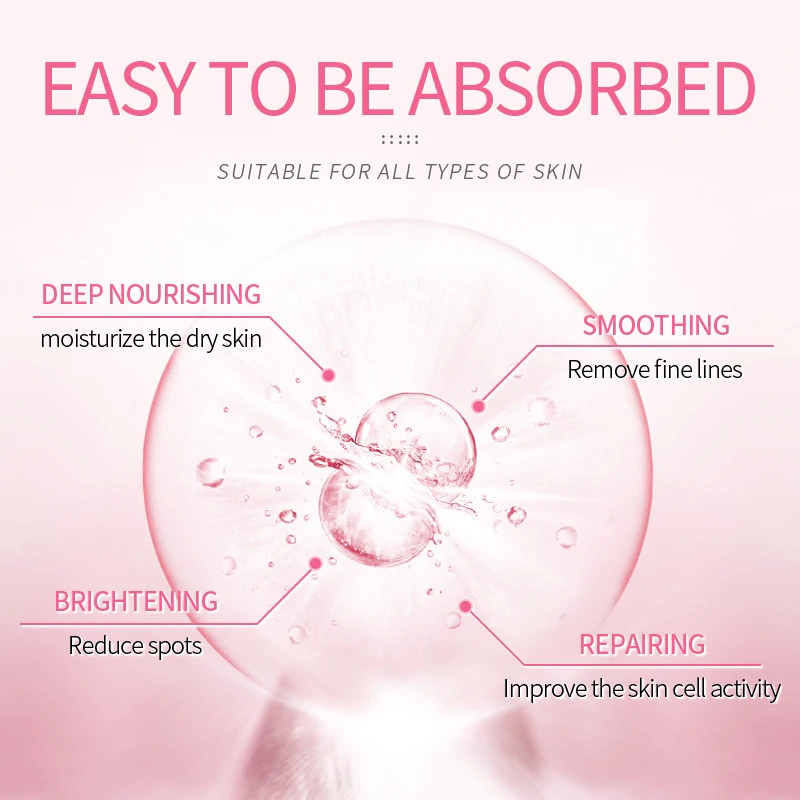 Japan Sakura Organic Body Care Brighten Whitening Moisturizing Face Lotion For Dry Skin