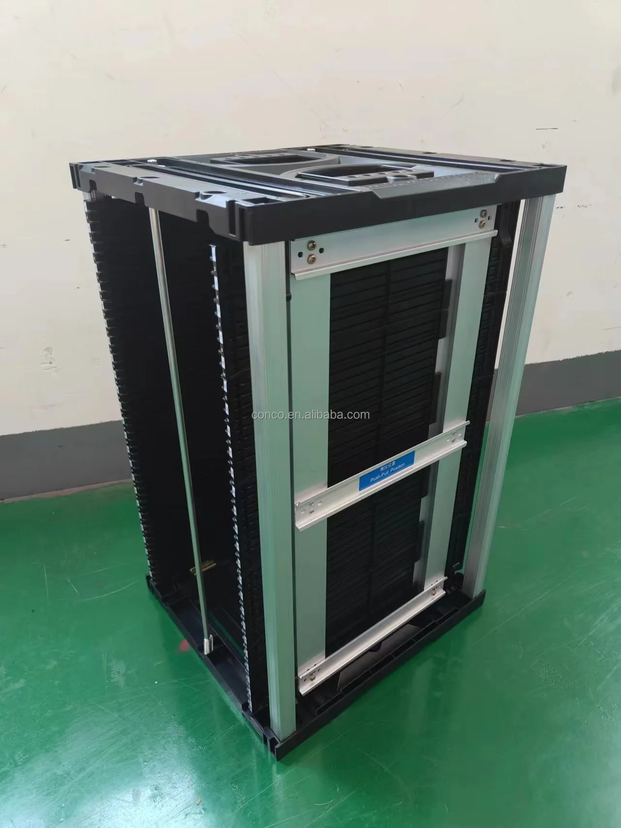 CONCO durable esd smt magazine rack for SMT line and PCB magazines loader
