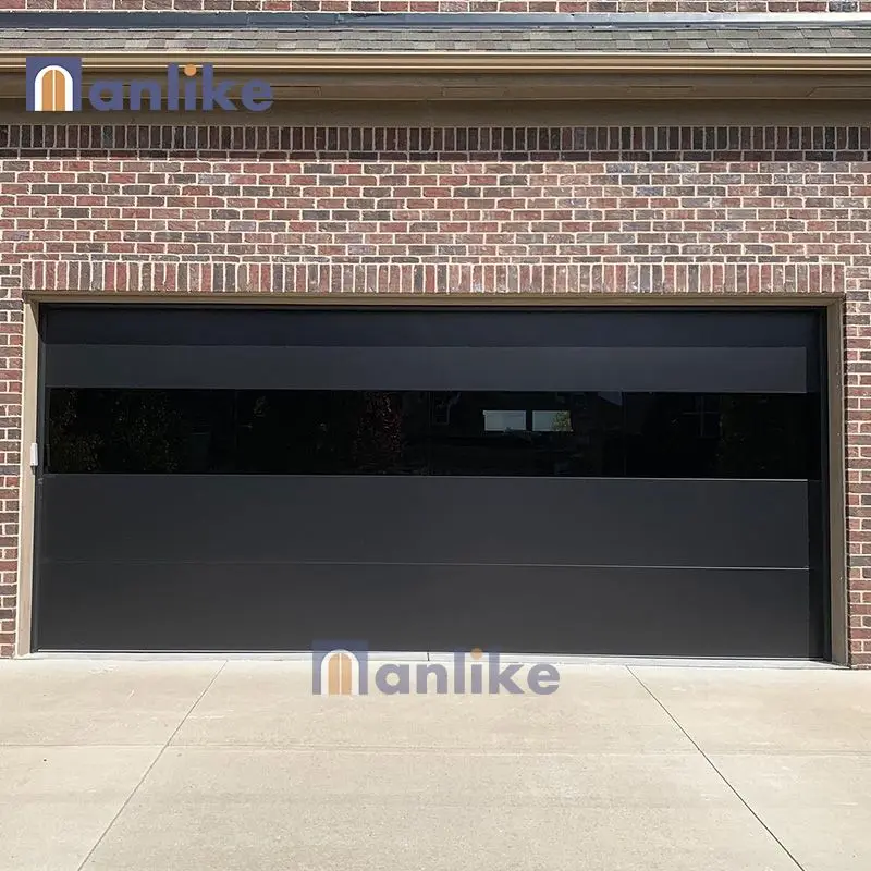 Anlike Up And Over Top Rated Affordable 18ft 18x8 12x7 Modern Aluminum Insulation Electric Garages For Sale