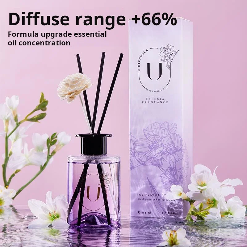 Fireless aromatherapy indoor 220ml long lasting for home fragrance bathroom deodorant osmanthus gardenia rattan aromatherapy