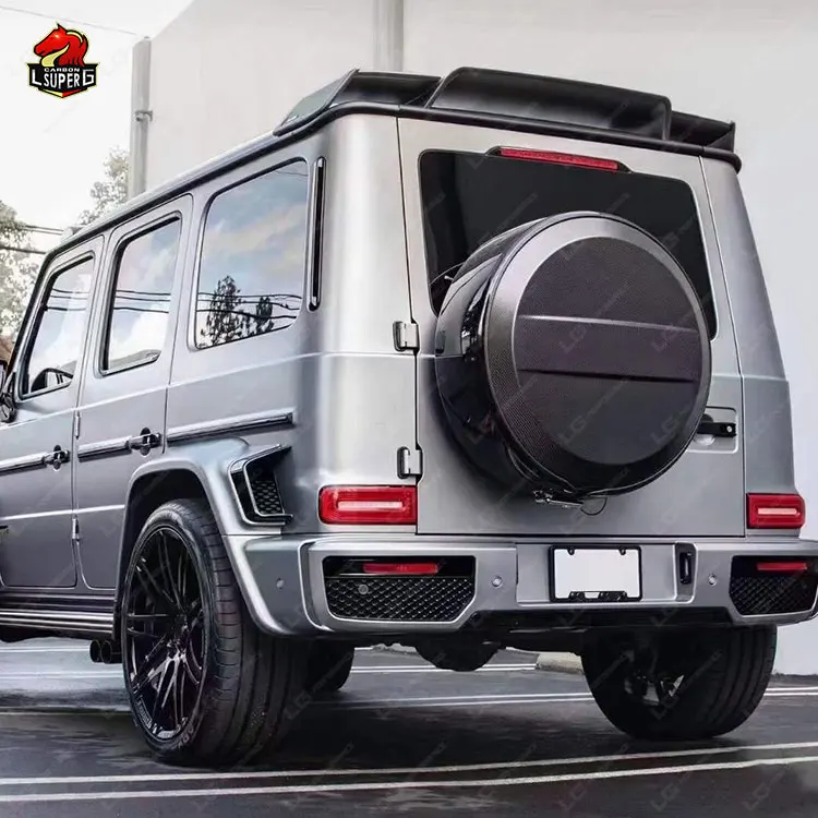 Factory price B style carbon fiber roof spoiler for Mercedes Benz G class W463 W464 High quality carbon fiber