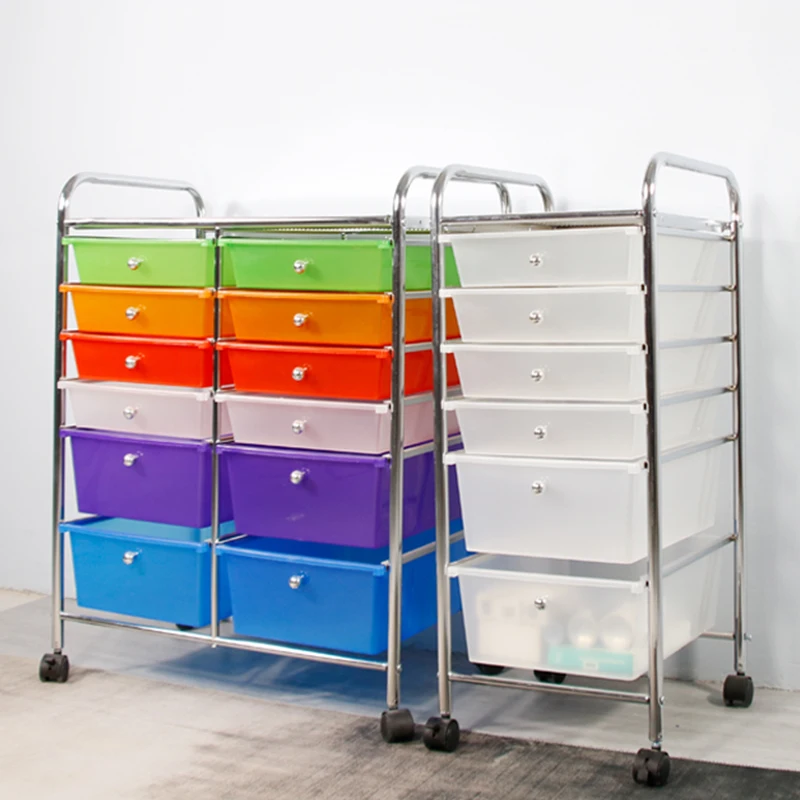 GMJ  Portable Tiers Storage Cabinet For Bathroom Kitchen Household Storage Rolling Drawer Storage Cabinet