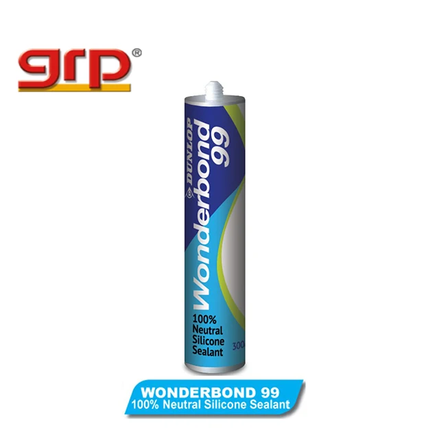 Low MOQ Dunlop Wonderbond 99 Multi Purpose Silicone Sealant Neutral Best Low Price Wholesaler from Malaysia