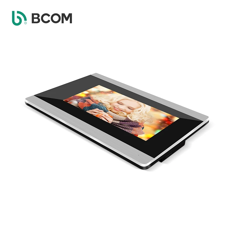 Tuya Smart Wifi Video Doorbell  Intercom Phone 1080P RFID Wireless Door Viewer Camera Intercom 7 inch Screen Motion Record