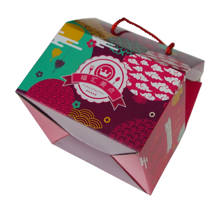 Fabric Silk Quilt Cover Bedding Sets Corrugated Paper Packaging Box with Rope Handle Design