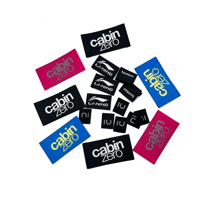 China Neck Label Companies Custom High Quality Brand Woven Neck Label Tags For T Shirt and Blazer