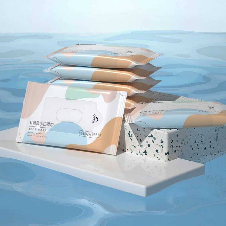 Oem биоразлагаемый дозатор влажных салфеток для домашних животных/бамбука/спанлейса с вашим собственным ярлыком