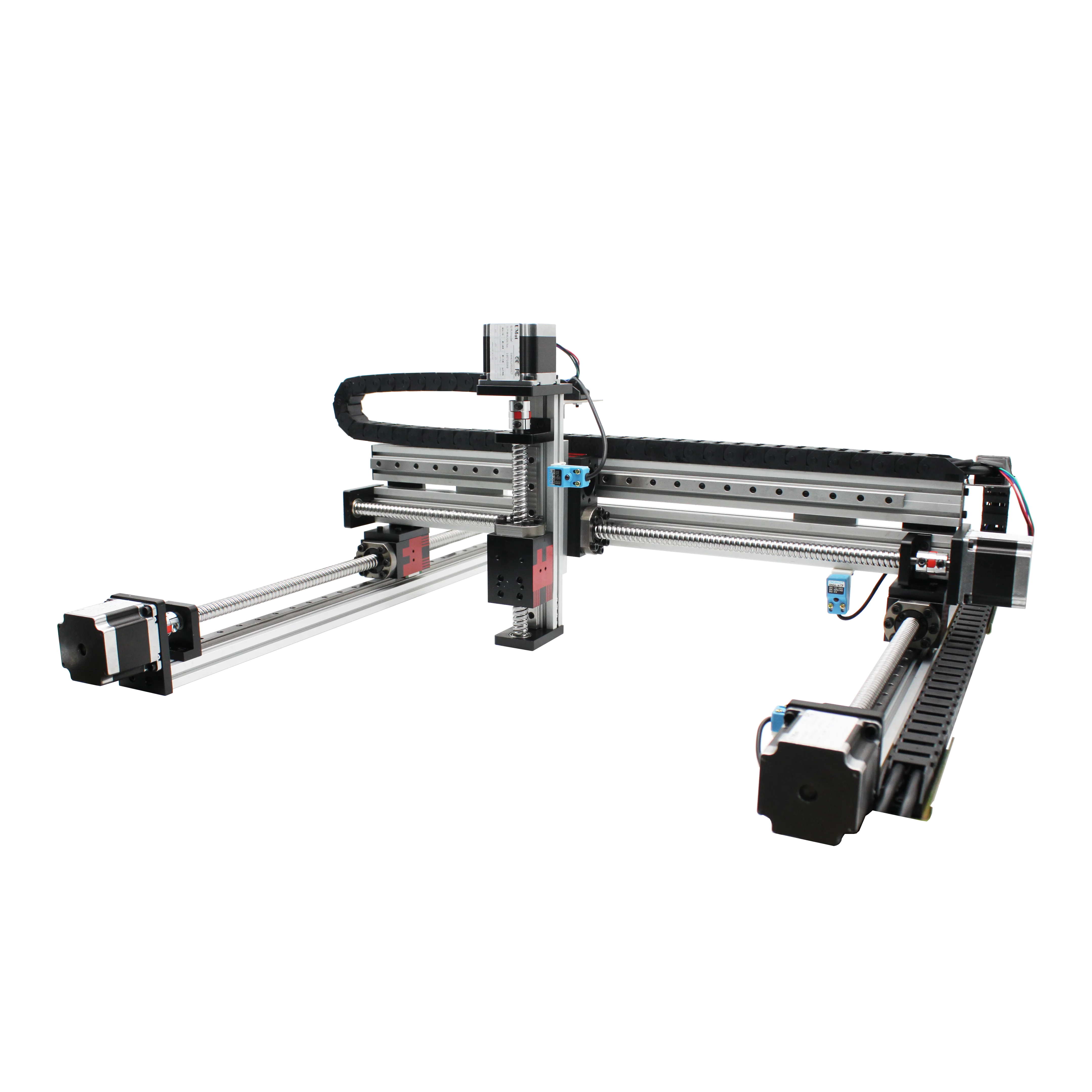 XYZ 3-axis gantry робот CNC точности Линейный модуль привода моторизированная линейная слайд таблицы движения системы для лазерная