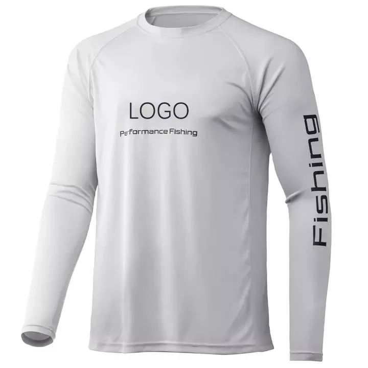 Custom Sublimation Printed Long Sleeve upf 50 Hooded With Face Cover Fishing Shirt Jersey fishing wear shirt