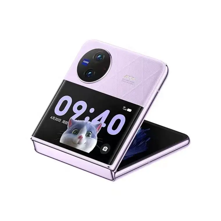 Genuine Vivo X Flip Folding Screen 5g Mobile Phone 6.74 Inch Amoled Snapdragon 8+ 44w Superflash Charge 50m Tripl Camera Nfc