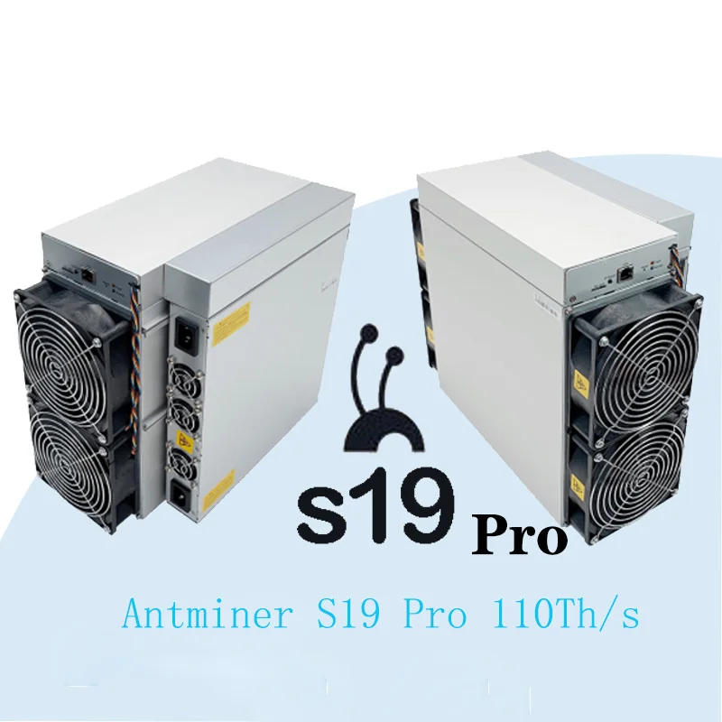 
2021 High Minero 110t SHA256 ASIC Antminer S19 Pro bitmain antmin SHA 256 Bitcoin Machines 110Th/s 3250W Ant miner S19PRO 