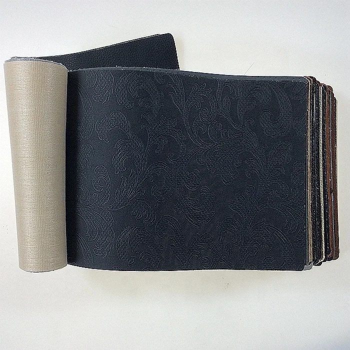 pvc floral faux leather, floral embossed leather for bag handbag, floral leather fabric for planner cover