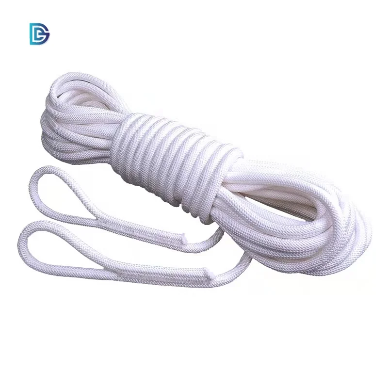 High Quality 10mm Synthetic Winch Rope 12 Strands Rope Fiber UHMWPE Towing Rope