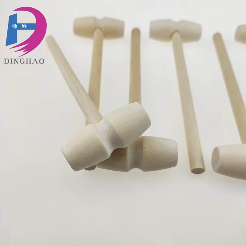 
Factory Friendly Solid mini Wood Hammer for KIDS Mini Hammer for Crab 