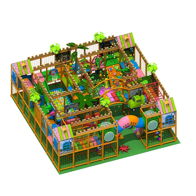 
Children Plastic Indoor Soft Play Area for Birthday Party 
