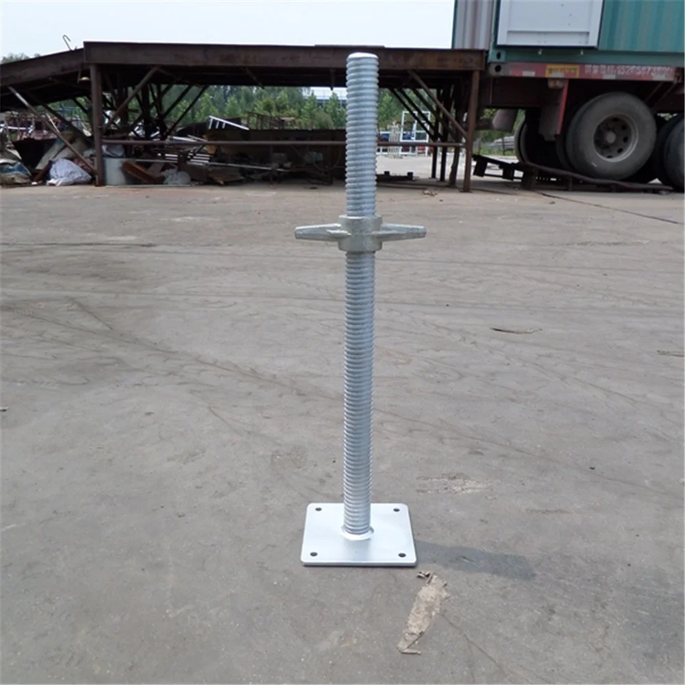 Scaffold Material Tianjin Shisheng Factory 120*120*5mm Base Plate Good Sell Telescopic Scaffold Base Jacks/U Head Metal Jack