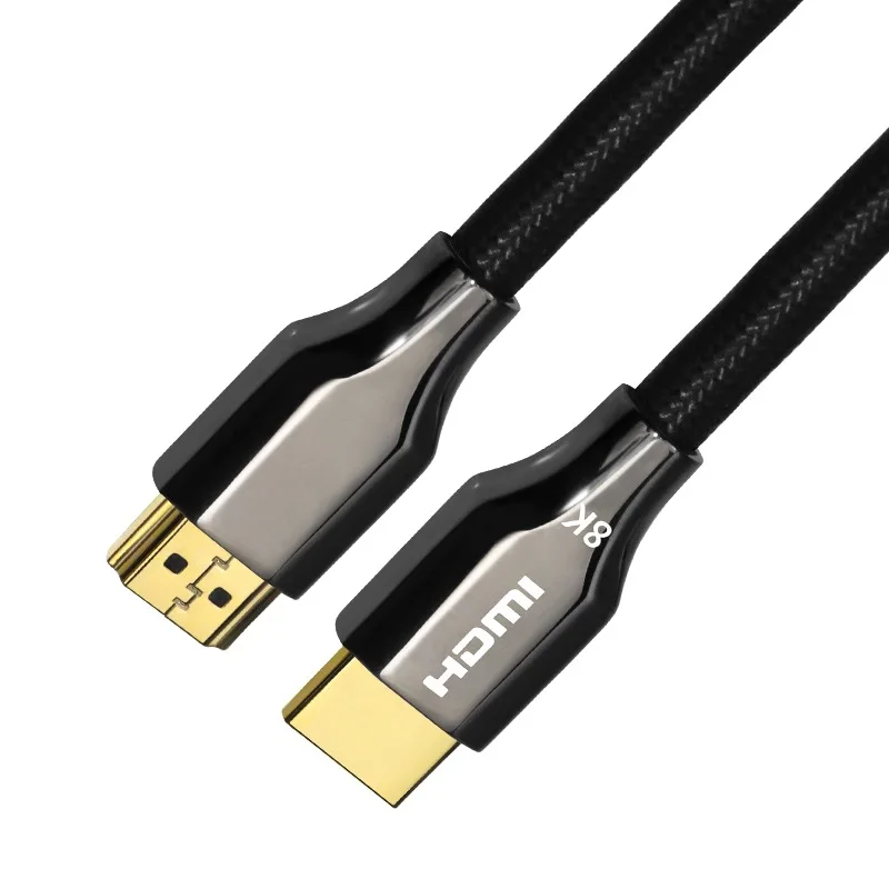 Certified HDMI 8K 60Hz 2.1 Version Cable With Zinc Alloy Shell Support 3D FHD HDR HDCP2.2