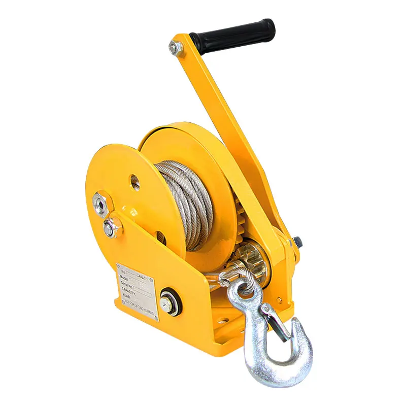 1200 Lbs Hand Manual Winch Trailer Strong Gear Winch Boat Windlass Truck Auto Portable Manual Winch
