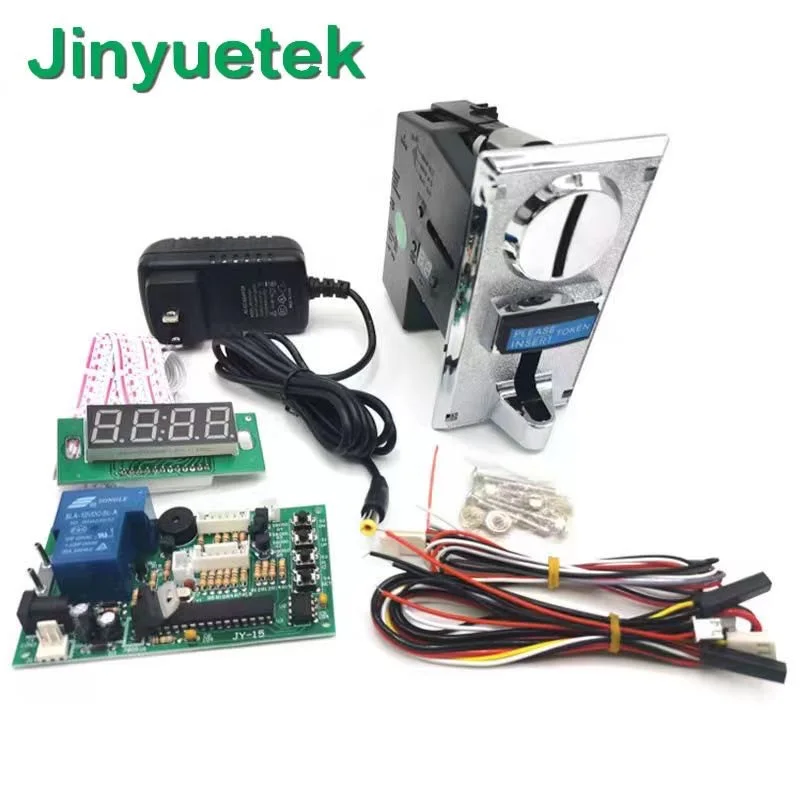616 12V Timer PCB Board with 6Values multi coin acceptor	12V 2A Power adapter for vending machine