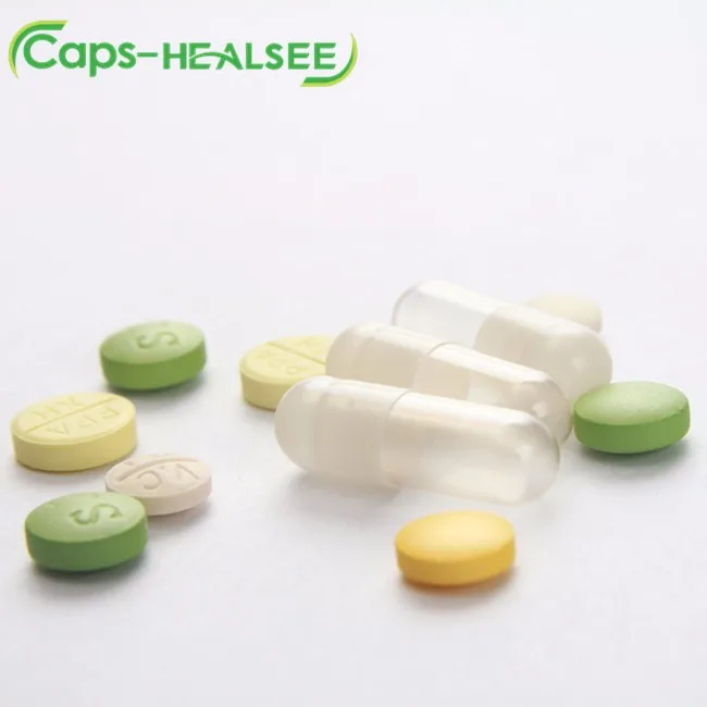 Прозрачные капсулы Capsure для овощей пустые органические разных цветов и размеров таблеток 00 1 2