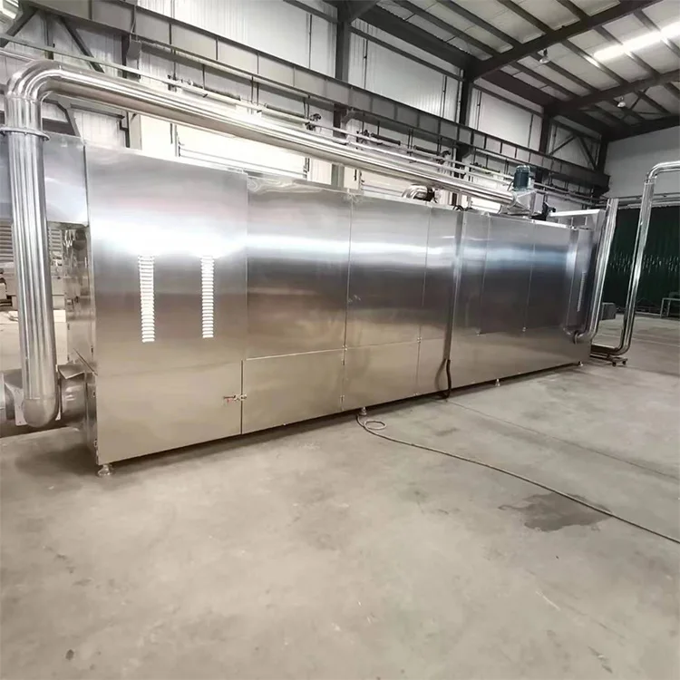 Industrial snack food drying machine high temperature continuous baking tunnel oven electric 30 feet  furnace