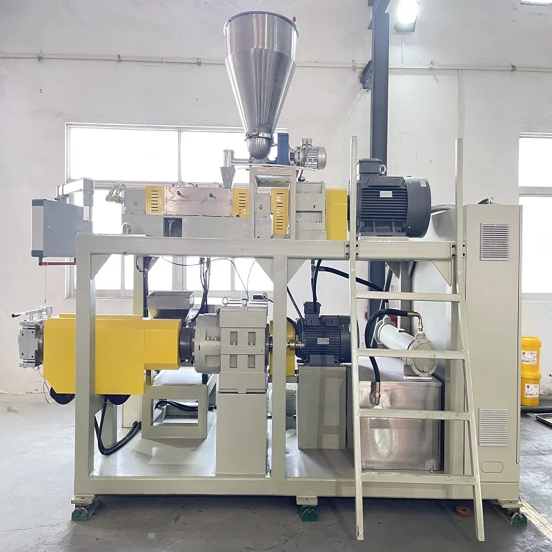 Rubber and plastic extruder PVA PP PE filler masterbatch pelletizing granulating machine