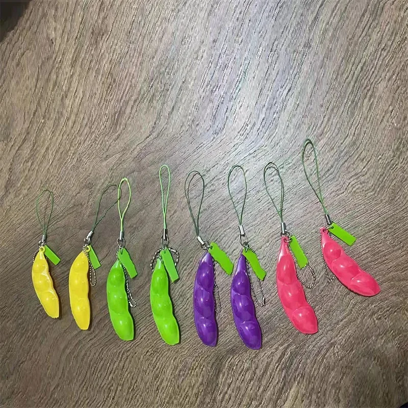 Hot-Selling Other Fidget Toy Bean Shape Plastic Vinyl Toy Scented Squeeze Stress Ball Relief Slow Bising Toy