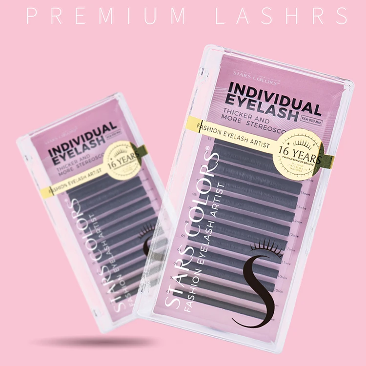 starscolors eyelash extensions case tray display eyelash extension kit with wholesale price