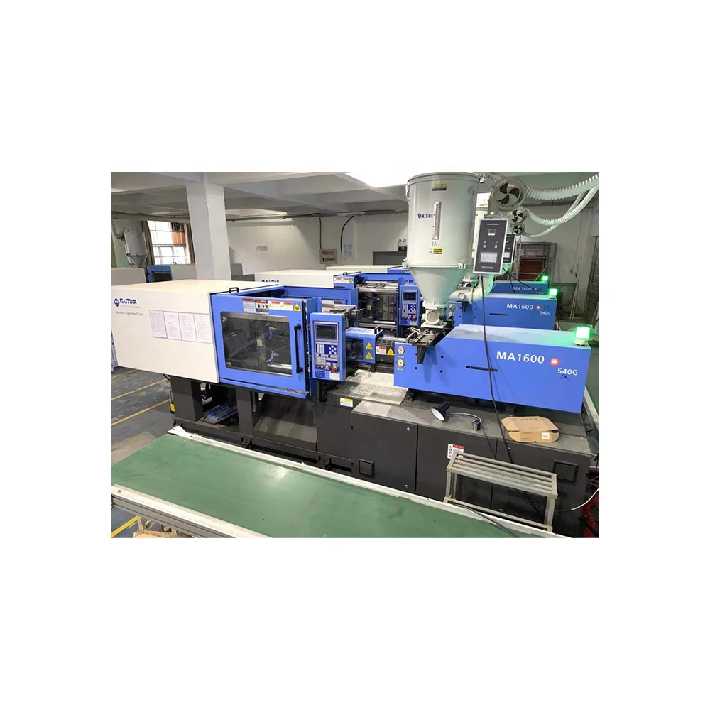 Original Used Haitian MA1600 high speed cutlery plastic injection moulding machine 160ton with servo motor