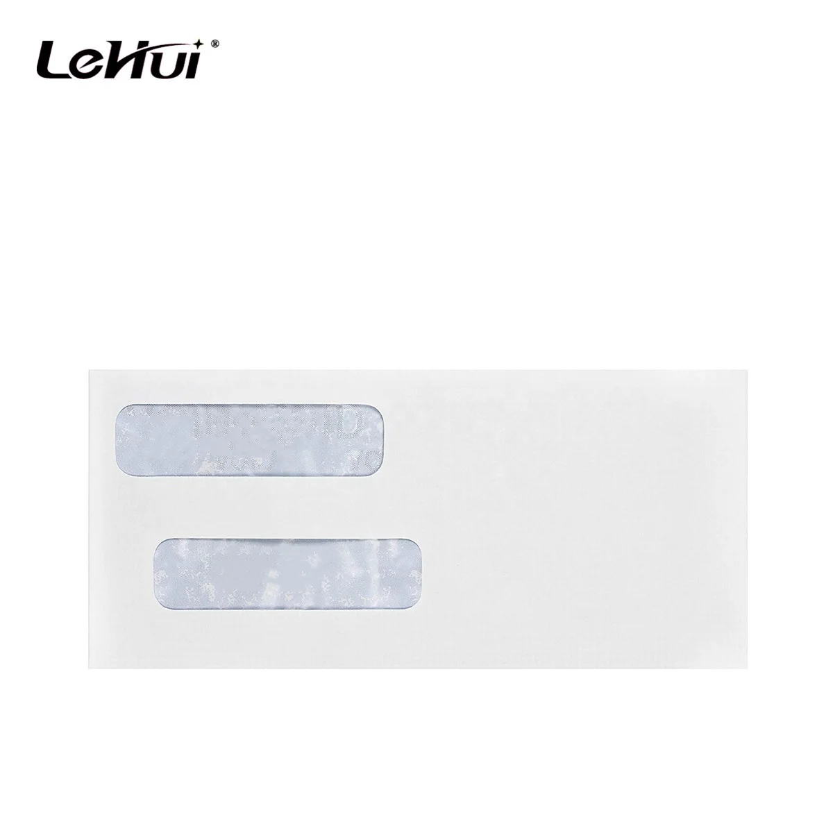 Good Supplier DLX 120 X 235mm Self Seal Double Window Security Envelopes For Computer Printed Checks
