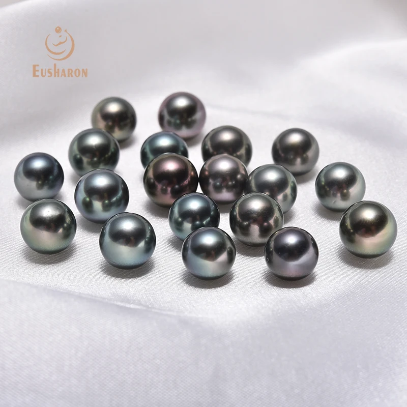 Wholesale 8-13mm AA+ Natural Round Seawater Tahiti Tahitian Pearls Loose