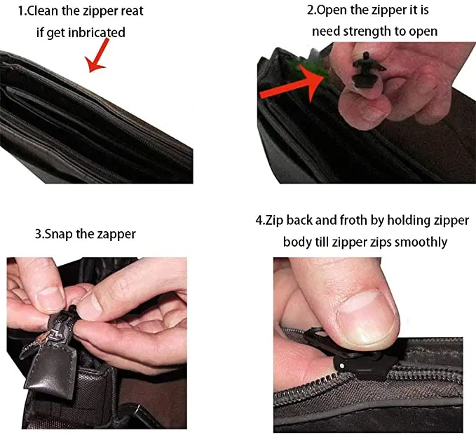  6pc молнией Ремкомплект Универсальный мгновенный Fix Zip Замена застежка-молния слайдера зубы аварийно-спасательных слайдер застежки-молнии для Портной Швейные оптом