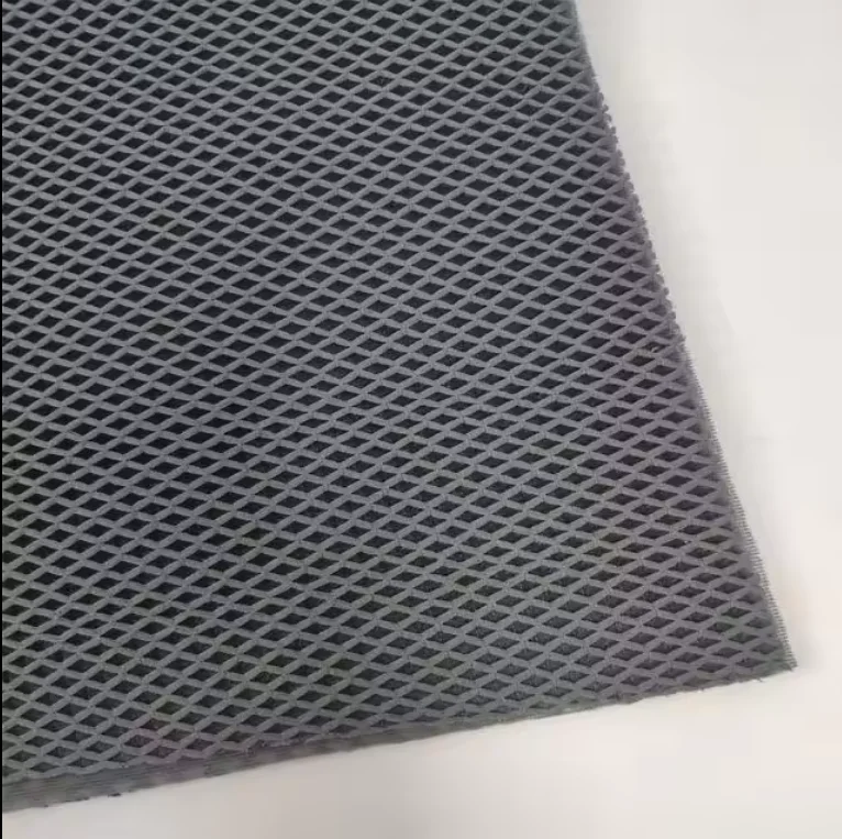 Factory Direct Sale Eco-friendly Polyester Lining Fabric Big Hole 6mm Mesh Fabric For Crib Decoration