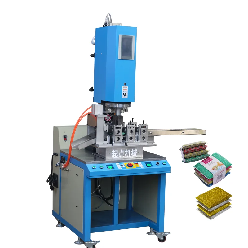 Home product making machinery factory wholesale kitchen cleaning sponges scouring pads dish washing cloth sponge making machine