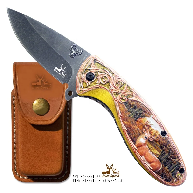 High class folding pocket camping pocket folding tactical knife survival tool