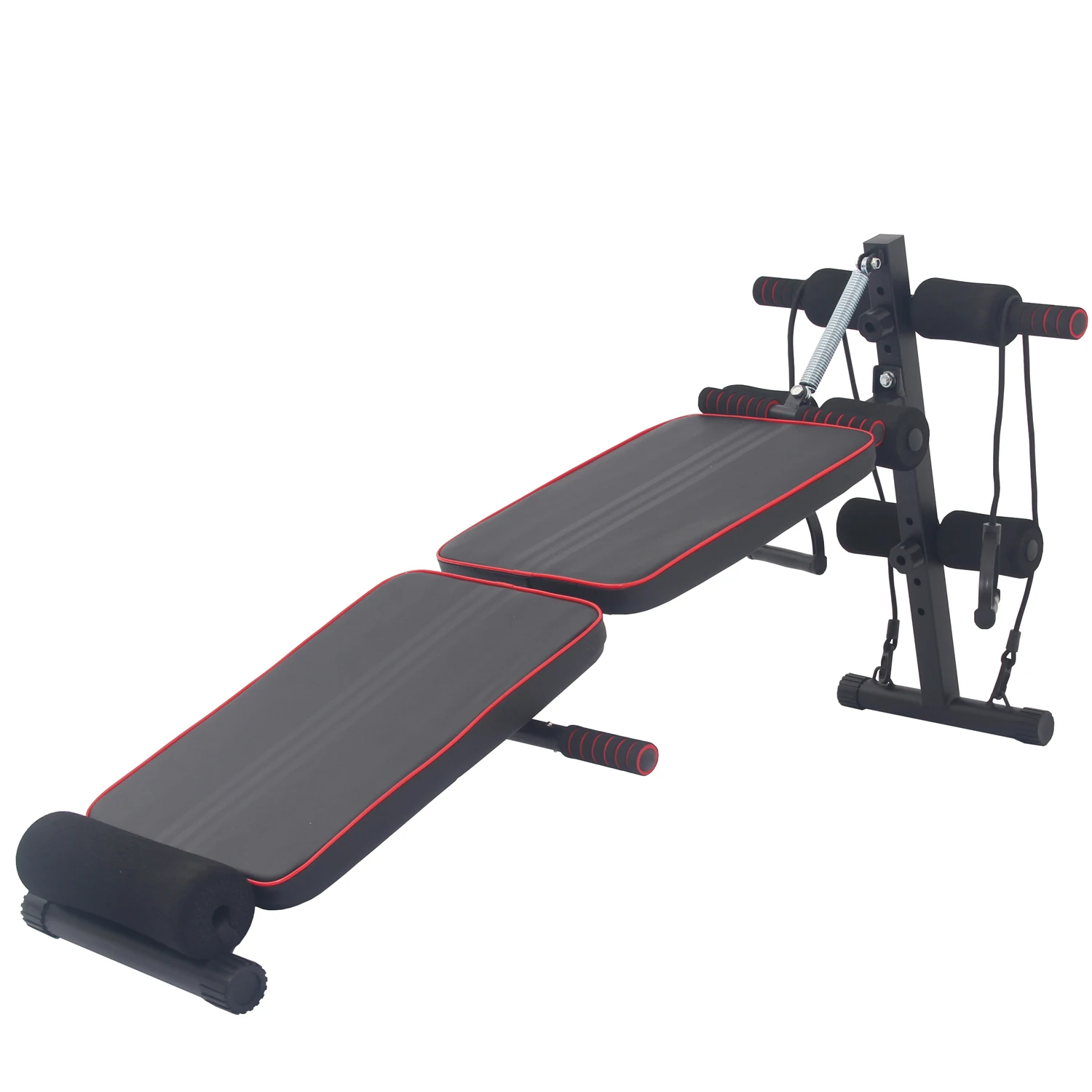 Home Fitness Equipment Foldable Adjustable Weight Bench Abdominal Exercise Board Mini Curved Incline Sit Up Bench