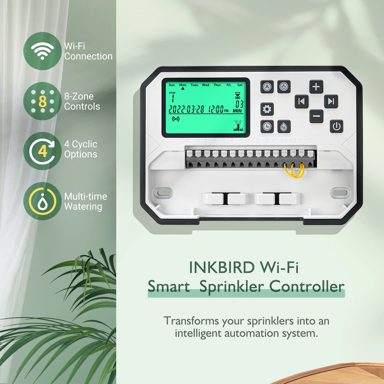 INKBIRD IIC-800 WIFI automatic garden irrigation controller for greenhouse
